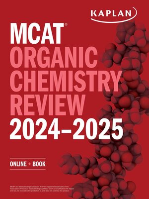 cover image of MCAT Organic Chemistry Review 2024-2025